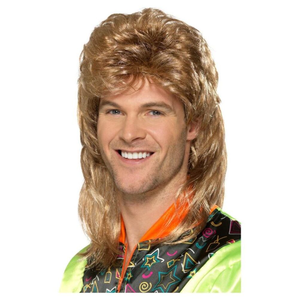 Smiffys Mens Mullet Wig / Blonde